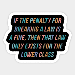 Laws Sticker